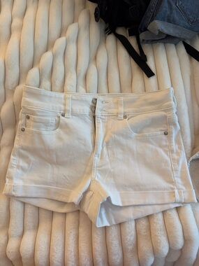 American Eagle Outfitters White Denim Jean Shorts
